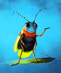 Cute Firefly Insect Diamond Painting