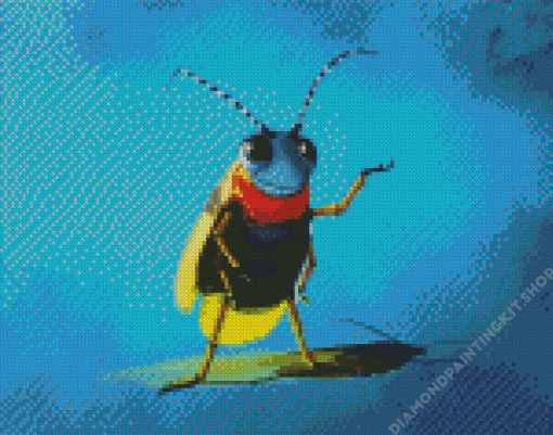 Cute Firefly Insect Diamond Painting