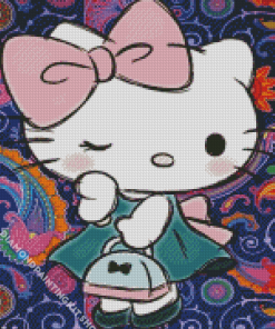 Cute Hello Kitty Diamond Painting