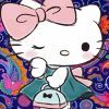 Cute Hello Kitty Diamond Painting