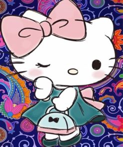 Cute Hello Kitty Diamond Painting