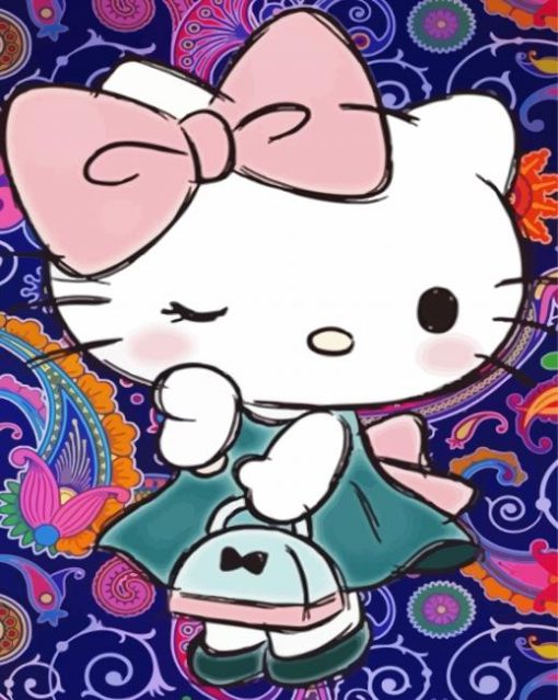 Cute Hello Kitty Diamond Painting