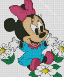 Cute Minnie Mouse Baby Diamond Painting