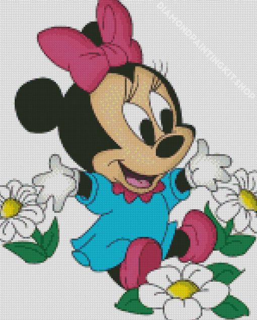 Cute Minnie Mouse Baby Diamond Painting