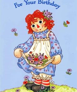 Cute Raggedy Ann Diamond Painting