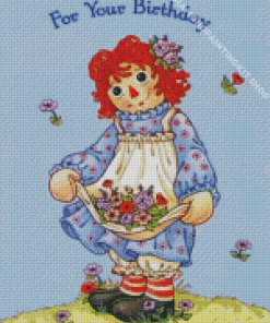 Cute Raggedy Ann Diamond Painting