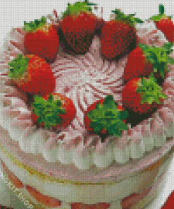 Dessert Strawberry Shortcake Diamond Painting