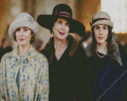 Downton Abbey Characters Diamond Painting