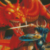 Dungeons Dragons Video Game Diamond Painting