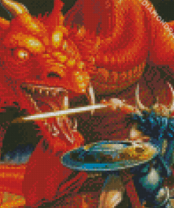 Dungeons Dragons Video Game Diamond Painting