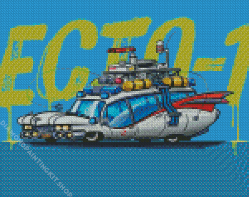 Ecto 1 Art Diamond Painting