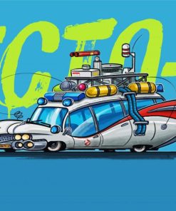 Ecto 1 Art Diamond Painting