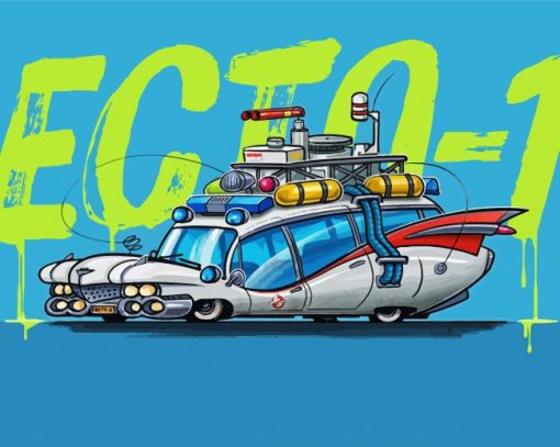 Ecto 1 Art Diamond Painting