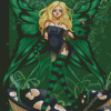 Aesthetic Green Fairy Diamond Painting