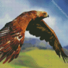 Aesthetic Golden Eagle Diamond Painting