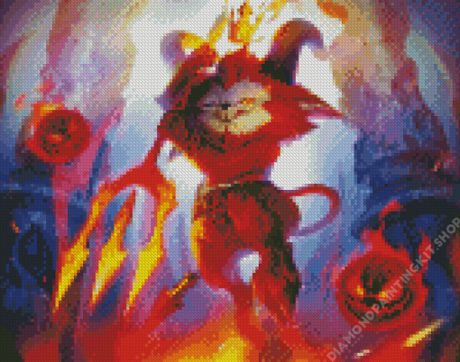 Evil Teemo Diamond Painting