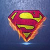 Firy Superman Symbol Diamond Painting