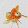 Funny Gold Fish Diamond Painting