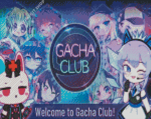 Gacha Club Life Game Diamond Painting