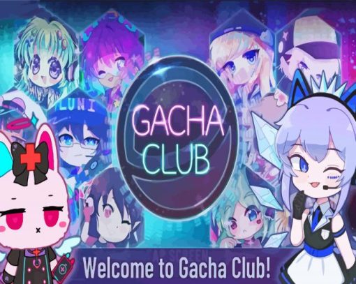 Gacha Club Life Game Diamond Painting