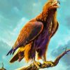 Golden Eagle Art Diamond Painting