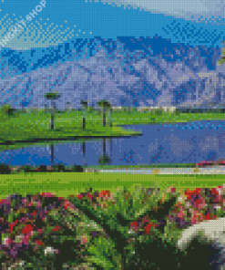 Golf Palm Springs California Diamond Painting