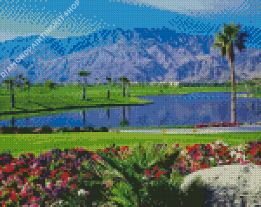 Golf Palm Springs California Diamond Painting