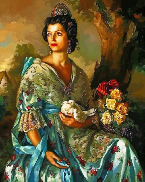 Gorgeous Spanish Lady Diamond Painting