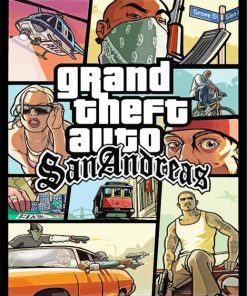 Grand Theft Auto Game Poster Diamond Painting