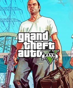 Grand Theft Auto Video Game Diamond Painting