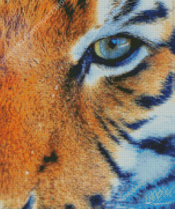 Green Tiger Eyes Diamond Painting