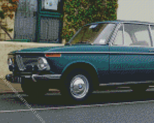 Green Vintage BMW E10 Diamond Painting