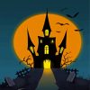 Halloween Castle Diamond Painting