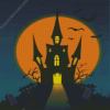 Halloween Castle Diamond Painting