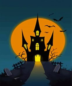 Halloween Castle Diamond Painting