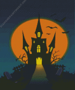 Halloween Castle Diamond Painting