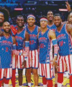 Harlem Globetrotters Players Diamond Painting