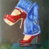 High Heels Red Shoes Diamond Painting