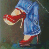 High Heels Red Shoes Diamond Painting