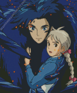 Howls Moving Castle Ghibli Diamond Painting