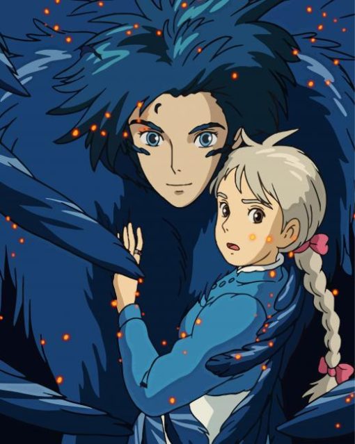 Howls Moving Castle Ghibli Diamond Painting