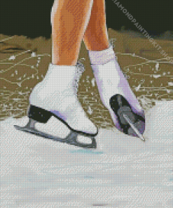 Ice Skating Leg Diamond Painting