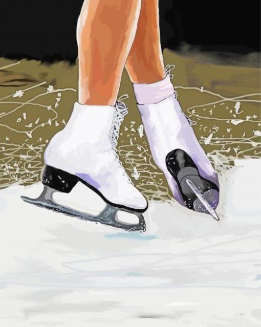 Ice Skating Leg Diamond Painting