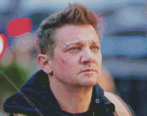 Jeremy Renner Movie Character Diamond Painting