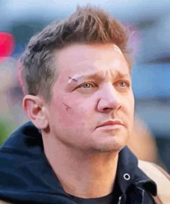 Jeremy Renner Movie Character Diamond Painting