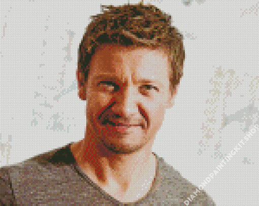 Jeremy Renner Actor Diamond Painting