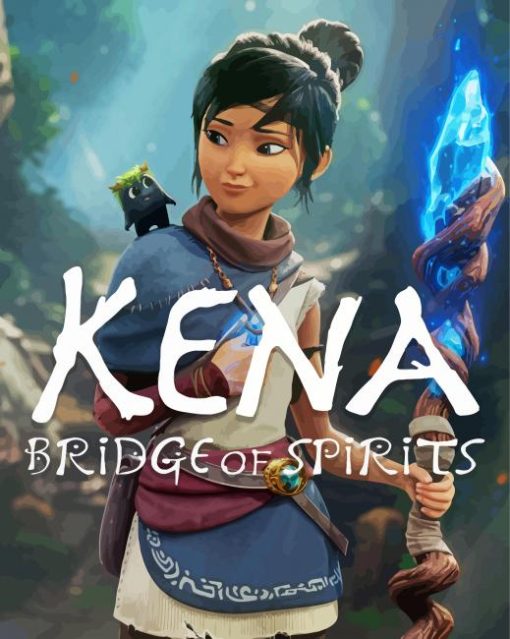 Kena Bridge Of Spirits Video Game Poster Diamond Painting