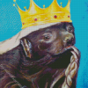 King Honey Badger Diamond Painting