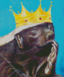 King Honey Badger Diamond Painting