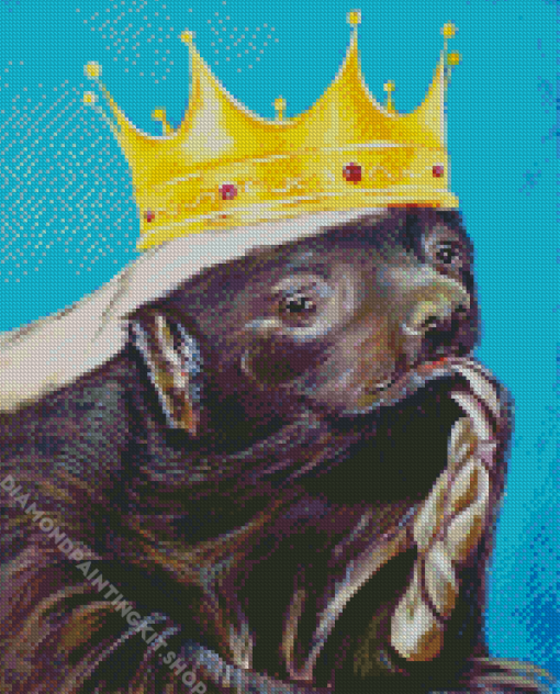 King Honey Badger Diamond Painting